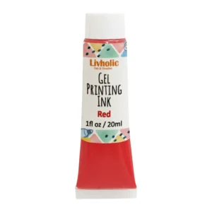 Gel Printing Ink Red